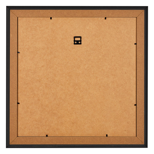 Marco de Fotos 55x55cm Negro Grano De Madera MDF Lazio Trasera | Yourdecoration.es