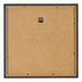 Marco de Fotos 55x55cm Negro Mate MDF Bologna Trasera | Yourdecoration.es