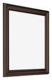 Marco de Fotos 55x55cm Roble Oscuro MDF Lazio Delantera Oblicuo | Yourdecoration.es