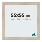 Marco de Fotos 55x55cm Roble Rustico MDF Pisa Delantera Tamano | Yourdecoration.es