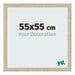Marco de Fotos 55x55cm Roble Sonoma MDF Bologna Delantera Tamano | Yourdecoration.es
