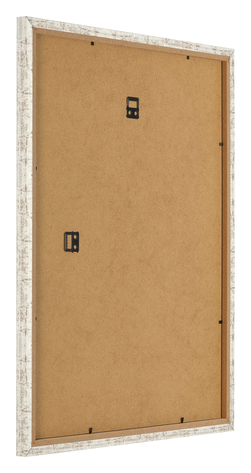 Marco de Fotos 55x65cm Blanco Vintage MDF Bologna Trasera Oblicuo | Yourdecoration.es