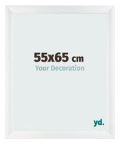Marco de Fotos 55x65cm Blanco Vintage MDF Pisa Delantera Tamano | Yourdecoration.es