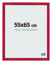 Marco de Fotos 55x65cm Rojo MDF Bologna Delantera Tamano | Yourdecoration.es