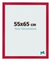 Marco de Fotos 55x65cm Rojo MDF Bologna Delantera Tamano | Yourdecoration.es