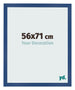 Marco de Fotos 56x71 cm Azul Oscuro MDF Bologna Delantera Tamano | Yourdecoration.es