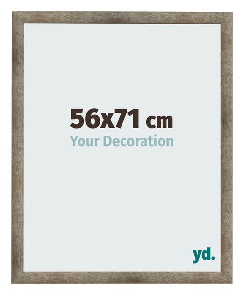 Marco de Fotos 56x71 cm Metal Vintage MDF Bologna Delantera Tamano | Yourdecoration.es