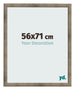 Marco de Fotos 56x71 cm Metal Vintage MDF Bologna Delantera Tamano | Yourdecoration.es