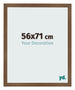 Marco de Fotos 56x71 cm Roble Rustico MDF Bologna Delantera Tamano | Yourdecoration.es