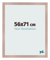 Marco de Fotos 56x71 cm Rosa Viejo MDF Bologna Delantera Tamano | Yourdecoration.es