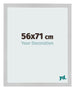 Marco de Fotos 56x71cm Acero Inoxidable MDF Bologna Delantera Tamano | Yourdecoration.es