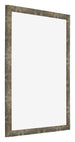 Marco de Fotos 56x71cm Azul Y Dorado Fusionado MDF Bologna Delantera Oblicuo | Yourdecoration.es