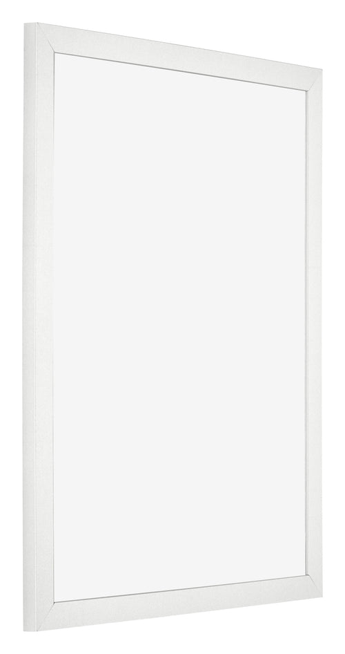 Marco de Fotos 56x71cm Blanco Brillante MDF Bologna Delantera Oblicuo | Yourdecoration.es