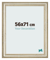 Marco de Fotos 56x71cm Brillo Metalico MDF Lazio Delantera Tamano | Yourdecoration.es