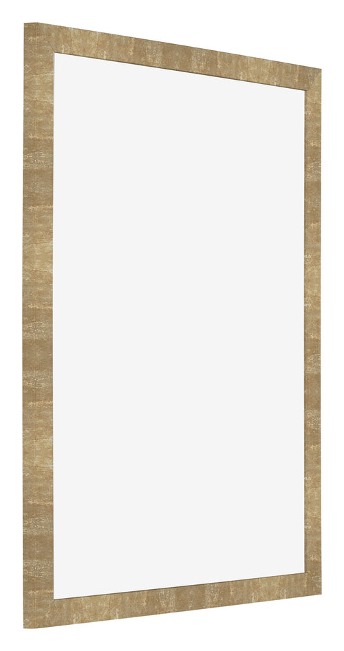 Marco de Fotos 56x71cm Dorado Antiguo MDF Bologna Delantera Oblicuo | Yourdecoration.es