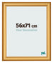 Marco de Fotos 56x71cm Dorado Matte MDF Lazio Delantera Tamano | Yourdecoration.es