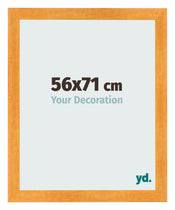 Marco de Fotos 56x71cm Naranja MDF Pisa Delantera Tamano | Yourdecoration.es