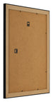 Marco de Fotos 56x71cm Negro Plateado Pulido MDF Pisa Trasera Oblicuo | Yourdecoration.es