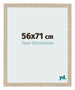 Marco de Fotos 56x71cm Roble Sonoma MDF Bologna Delantera Tamano | Yourdecoration.es