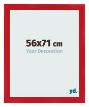 Marco de Fotos 56x71cm Rojo MDF Pisa Delantera Tamano | Yourdecoration.es