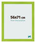 Marco de Fotos 56x71cm Verde MDF Pisa Delantera Tamano | Yourdecoration.es