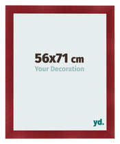 Marco de Fotos 56x71cm Vino Tinto Barrido MDF Pisa Delantera Tamano | Yourdecoration.es