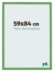 Marco de Fotos 59x84 cm Verde MDF Bologna Delantera Tamano | Yourdecoration.es
