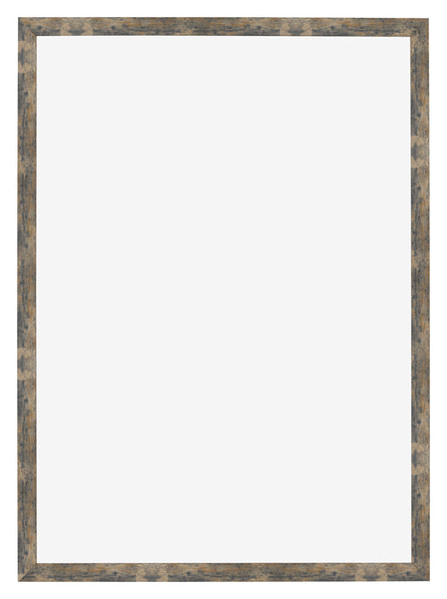 Marco de Fotos 59x84cm Azul Y Dorado Fusionado MDF Bologna Delantera | Yourdecoration.es