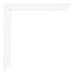Marco de Fotos 59x84cm Blanco Brillante MDF Bologna Detalle Esquina | Yourdecoration.es
