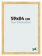 Marco de Fotos 59x84cm Dorado Vintage MDF Pisa Delantera Tamano | Yourdecoration.es