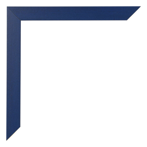 Marco de Fotos 60x60cm Azul Oscuro Barrido MDF Bologna Detalle Esquina | Yourdecoration.es