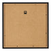 Marco de Fotos 60x60cm Negro Brillante MDF Bologna Trasera | Yourdecoration.es