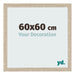 Marco de Fotos 60x60cm Roble Sonoma MDF Bologna Delantera Tamano | Yourdecoration.es
