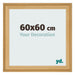 Marco de Fotos 60x60cm Venatura Di Pino MDF Lazio Delantera Tamano | Yourdecoration.es