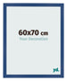 Marco de Fotos 60x70 cm Azul Oscuro MDF Bologna Delantera Tamano | Yourdecoration.es