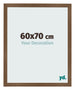 Marco de Fotos 60x70 cm Roble Rustico MDF Bologna Delantera Tamano | Yourdecoration.es
