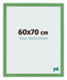 Marco de Fotos 60x70 cm Verde MDF Bologna Delantera Tamano | Yourdecoration.es