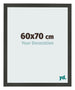 Marco de Fotos 60x70cm Antracita MDF Bologna Delantera Tamano | Yourdecoration.es