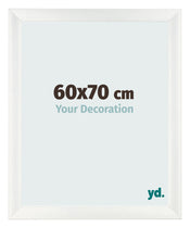 Marco de Fotos 60x70cm Blanco Vintage MDF Pisa Delantera Tamano | Yourdecoration.es