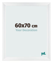 Marco de Fotos 60x70cm Blanco Vintage MDF Pisa Delantera Tamano | Yourdecoration.es