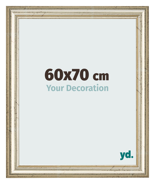 Marco de Fotos 60x70cm Brillo Metalico MDF Lazio Delantera Tamano | Yourdecoration.es