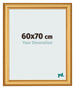 Marco de Fotos 60x70cm Dorado Matte MDF Lazio Delantera Tamano | Yourdecoration.es