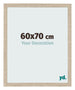 Marco de Fotos 60x70cm Roble Sonoma MDF Bologna Delantera Tamano | Yourdecoration.es
