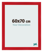 Marco de Fotos 60x70cm Rojo MDF Pisa Delantera Tamano | Yourdecoration.es