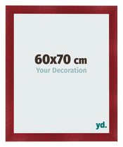 Marco de Fotos 60x70cm Vino Tinto Barrido MDF Pisa Delantera Tamano | Yourdecoration.es