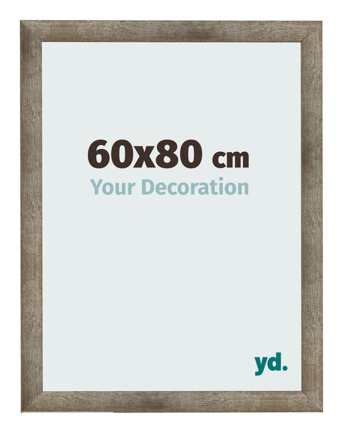 Marco de Fotos 60x80 cm Metal Vintage MDF Bologna Delantera Tamano | Yourdecoration.es