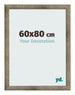 Marco de Fotos 60x80 cm Metal Vintage MDF Bologna Delantera Tamano | Yourdecoration.es