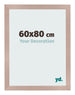Marco de Fotos 60x80 cm Rosa Viejo MDF Bologna Delantera Tamano | Yourdecoration.es