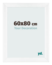 Marco de Fotos 60x80cm Blanco Vintage MDF Pisa Delantera Tamano | Yourdecoration.es