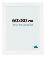 Marco de Fotos 60x80cm Blanco Vintage MDF Pisa Delantera Tamano | Yourdecoration.es